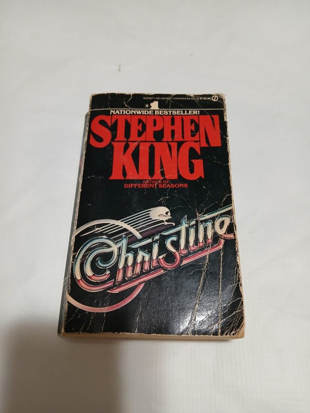 Stephen King Christine 1st Signet Printing 1983 Horror Paperback First Edition